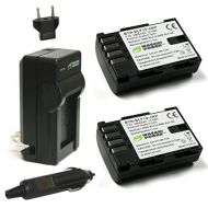 Wasabi Power Battery (2-Pack) and Charger for Panasonic DMW-BLF19 and Panasonic Lumix DMC-GH3, DMC-GH4