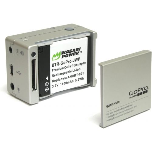  Wasabi Power Battery for GoPro HD HERO2, GoPro Original HD HERO and GoPro AHDBT-001, AHDBT-002