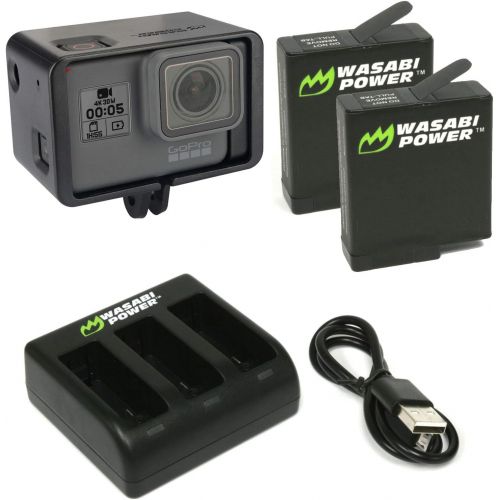  Wasabi Power Extended Battery Bundle for GoPro HERO5 Black & GoPro HERO6 Black