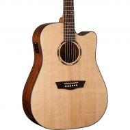 Washburn},description:These wood-bound, solid-top guitars are the perfect balance of elegance, musicality and affordability. Songwriting, finger-style, in church or on-stage the Wo