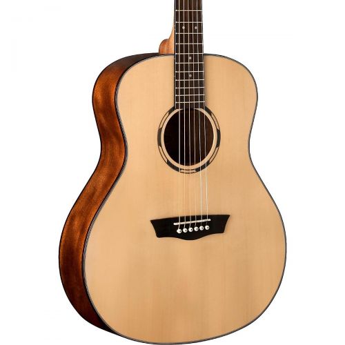  Washburn},description:Your guitar is an expression of your individuality. These wood-bound, solid-top guitars are the perfect balance of elegance, musicality and affordability. Son