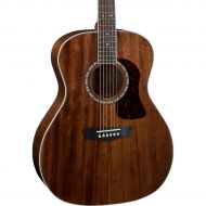 Washburn},description:Washburns HG12S is a grand auditorium acoustic guitar features a solid mahogany top for superior tone that improves with age, imparting a warmer tone than spr