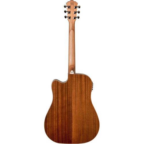  Washburn Harvest 6 String Acoustic-Electric Guitar, Right, Natural (WD7SCE-A)