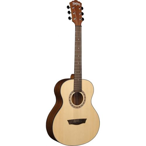  Washburn Apprentice G-Mini 5 with Gig Bag, Acoustic Guitar, Natural