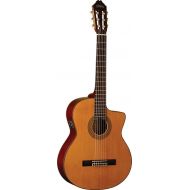 Washburn Classical 6 String Acoustic-Electric Guitar, Right, Natural (C64SCE-A)