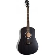 Washburn 6 String Acoustic Guitar, Right, Striped Ebony (DFED)