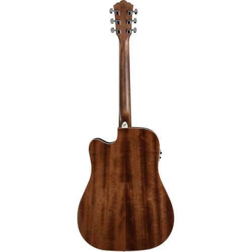  Washburn HD10SCE-O Heritage 10 Series Acoustic Cutaway Guitar, Natural