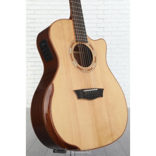  Washburn Comfort G15SCE-12 12-string Acoustic-electric Guitar - Natural with Armrest