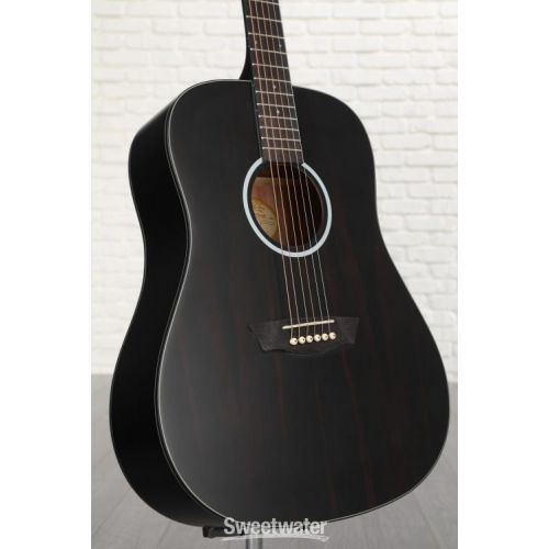  Washburn Deep Forest Ebony D Acoustic Guitar - Natural
