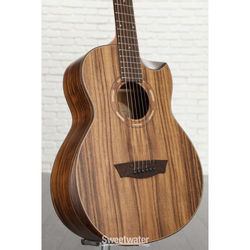  Washburn G-55 Mini Acoustic Guitar - Koa with Armrest