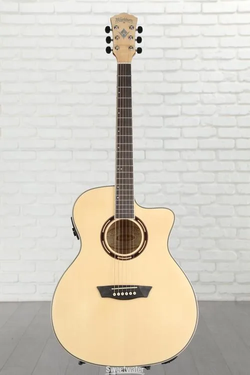  Washburn Apprentice AG40CE Acoustic-Electric Guitar - Natural