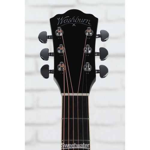 Washburn Deep Forest Burl D Acoustic Guitar - Black Fade