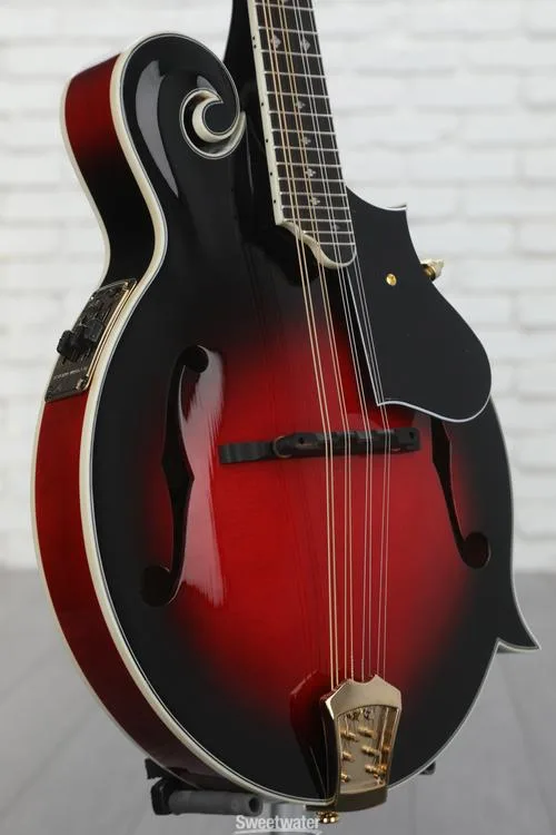  Washburn Americana M3SWE Mandolin - Transparent Wine Red