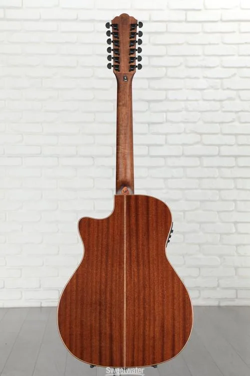  Washburn Comfort G15SCE-12 12-string Acoustic-electric Guitar - Natural with Armrest Demo