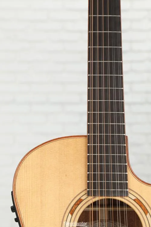  Washburn Comfort G15SCE-12 12-string Acoustic-electric Guitar - Natural with Armrest Demo