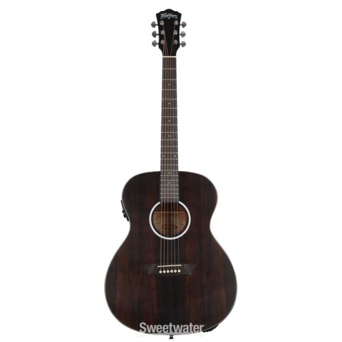  Washburn Deep Forest Ebony FE Acoustic-Electric Guitar - Natural