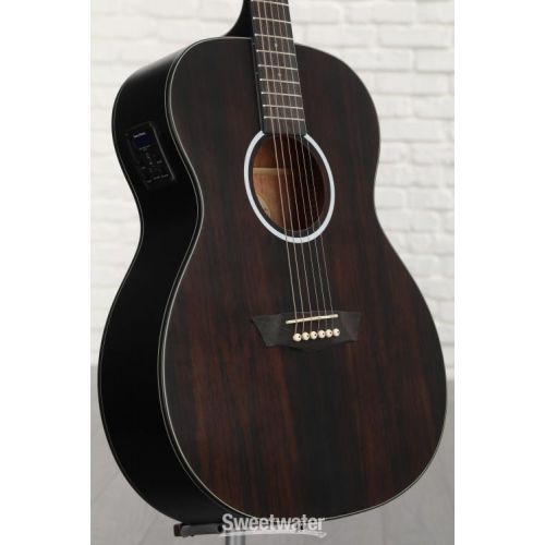  Washburn Deep Forest Ebony FE Acoustic-Electric Guitar - Natural