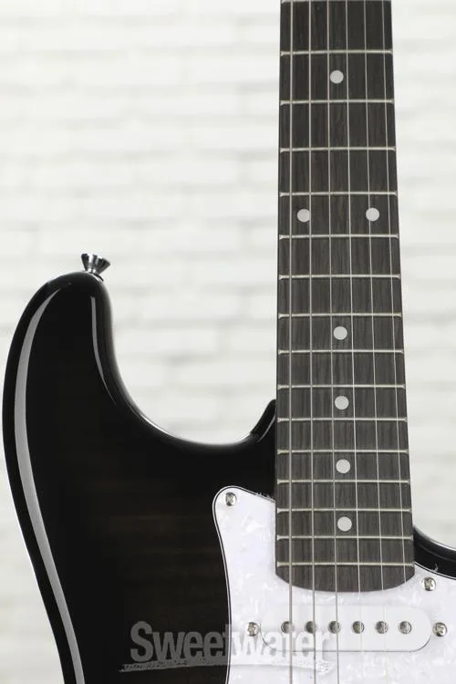  Washburn Sonamaster Deluxe Electric Guitar - Transparent Black