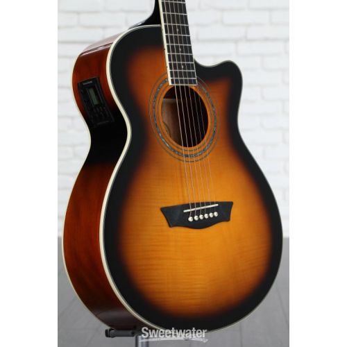  Washburn Festival EA15 Acoustic-electric Guitar - Tobacco Burst