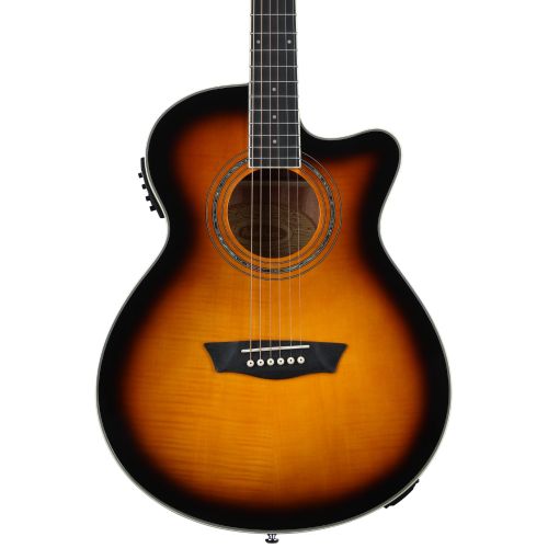  Washburn Festival EA15 Acoustic-electric Guitar - Tobacco Burst