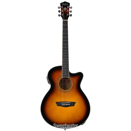  Washburn Festival EA15 Acoustic-electric Guitar - Tobacco Burst