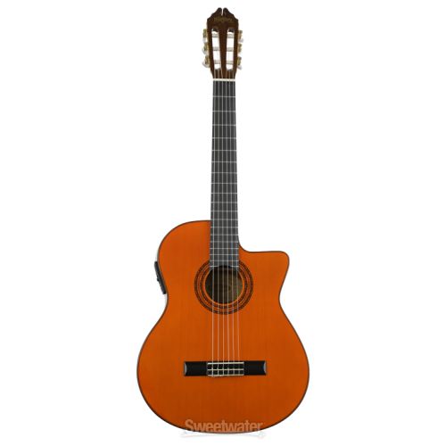  Washburn C5CE Classical Nylon String Acoustic-Electric Guitar - Natural