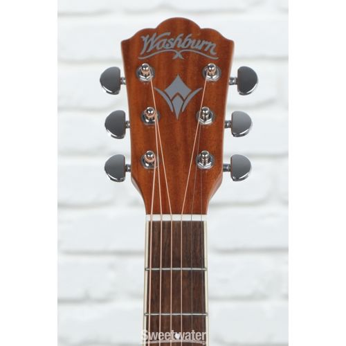  Washburn Harvest G7SCE Grand Auditorium Acoustic-Electric Guitar - Natural