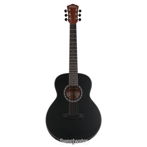  Washburn Apprentice G-Mini 5 Acoustic Guitar - Black Matte