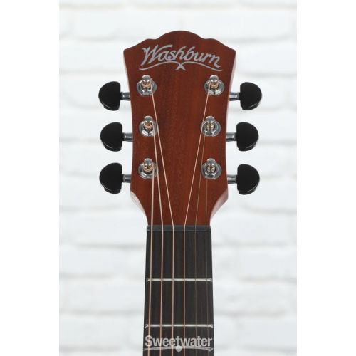  Washburn Apprentice G-Mini 5 Acoustic Guitar - Black Matte