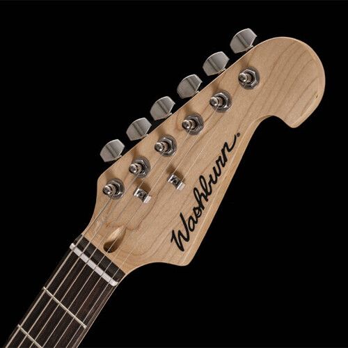  Washburn Sonamaster Deluxe Electric Guitar (Transparent Black)