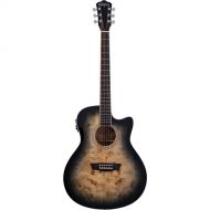 Washburn Deep Forest Burl ACE Acoustic/Electric Guitar (Black Fade)