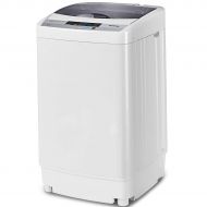 Giantex Portable Compact Full-Automatic Washing Machine 1.6 Cu.ft Laundry Washer Spin with Drain Pump
