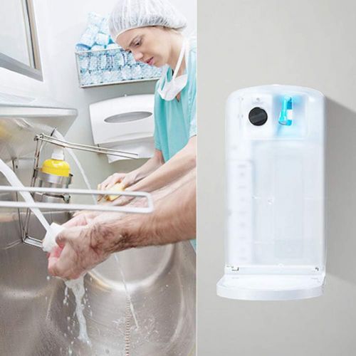  Washranp Soaps Dispenser, 1000ml Automatic Induction Wall Mount Hand Sterilizer Sprayer Soaps Dispenser for Bathroom Kitchen Hotel Restaurant White