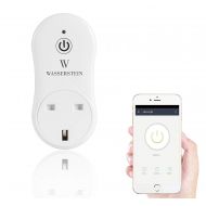 Smart Home Smart Plug by Wasserstein works with Alexa for your Smart Home, Wi-fi control all your Devices Wherever you are; No expensive hub required, Simple Plug & Play Smart Sock
