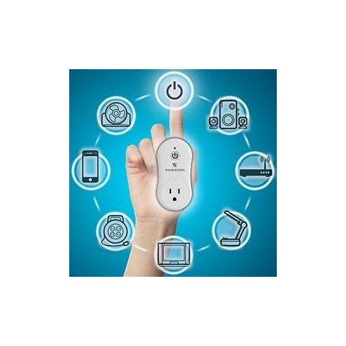 Smart Home Smart Plug by Wasserstein works with Alexa for your Smart Home, Wi-fi control all your Devices Wherever you are; No expensive hub required, Simple Plug & Play Smart Sock