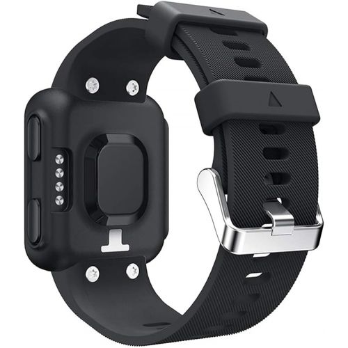  [아마존베스트]Watbro Band for Garmin Forerunner 35, Soft Silicone Replacement Watch Strap, for Garmin Forerunner 35 Smart Watch, Fit 5.11-9.05 (130mm-230mm) Wrist