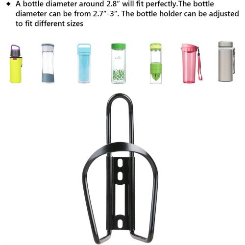  [아마존베스트]IHomeGarden Water Bottle Cages - Lightweight Alloy Aluminum Water Bottle Holder for Bike - 2 Pack Bicycle Water Bottle Holder Cages Brackets  Bicycle Water Bottle Mount for MTB Bike, Road Bik