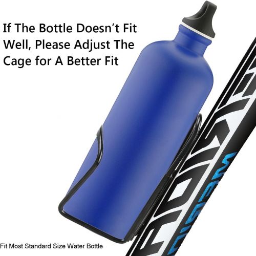  [아마존베스트]IHomeGarden Water Bottle Cages - Lightweight Alloy Aluminum Water Bottle Holder for Bike - 2 Pack Bicycle Water Bottle Holder Cages Brackets  Bicycle Water Bottle Mount for MTB Bike, Road Bik