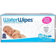 [아마존베스트]WaterWipes Sensitive Baby Wipes, Unscented, 540 Count (9 Packs of 60 Count)