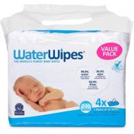 [아마존베스트]WaterWipes Sensitive Baby Wipes, 4 Packs of 60 Count (240 Count)