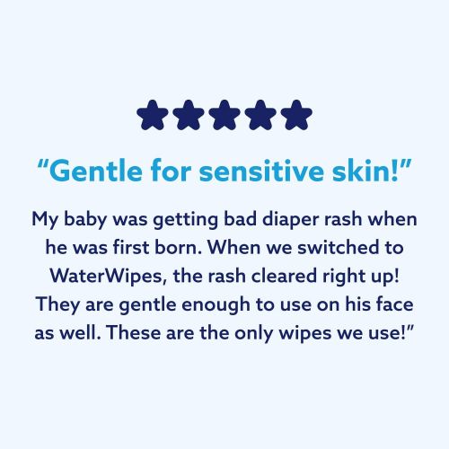 [아마존베스트]WaterWipes Sensitive Baby Wipes, 28 Count [Pack of 7]