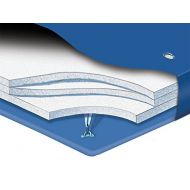 California King Deep Fill Reduced Motion Waterbed Mattress with Liner and Fill&Drain Kit