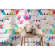 /WatercolourWorkshop Watercolor Wallpaper, Removable Wallpaper, Watercolor print, Watercolor mural, Large wall paper, Removable wallpaper, Watercolor print -A154