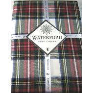 Waterford Table Linens Stewart Plaid Red/Green Tablecloth, 70-by-104 Inch Oblong Rectangular