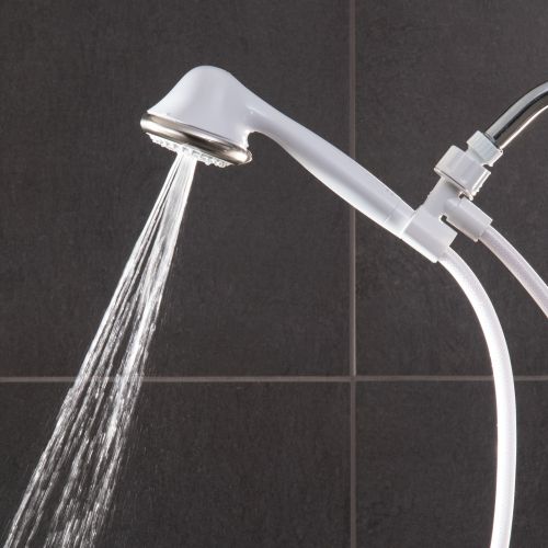  Water Pik Waterpik 6-Mode EcoFlow Hand Held Shower Head, White, 1.8 GPM EFN-651E