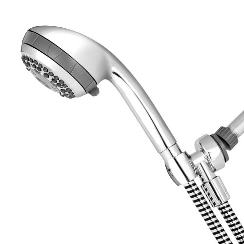  Waterpik 8-Mode PowerSpray+ Hand Held Shower Head, Chrome, 1.8 GPM NSP-853E