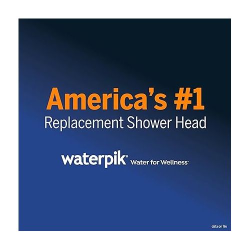  Waterpik High Pressure Hand Held Shower Head With Hose, PowerPulse Massage 7-Mode, Brushed Nickel XPB-769ME