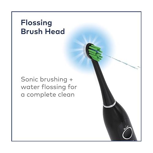  Waterpik Sonic-Fusion Flossing Toothbrush-Black
