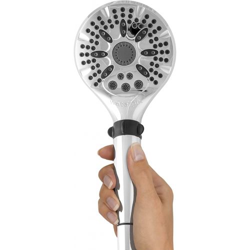  Waterpik Hand Held Shower Head Easy Select With 5-Foot Shower Hose, DIY Easy Installation, 5 Spray Modes, Chrome, LAR-563EE