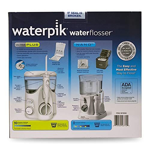  Waterpik Ultra Plus Water Flosser, Nano Flosser, Deluxe Traveler Case, Tip Storage Case and 12...